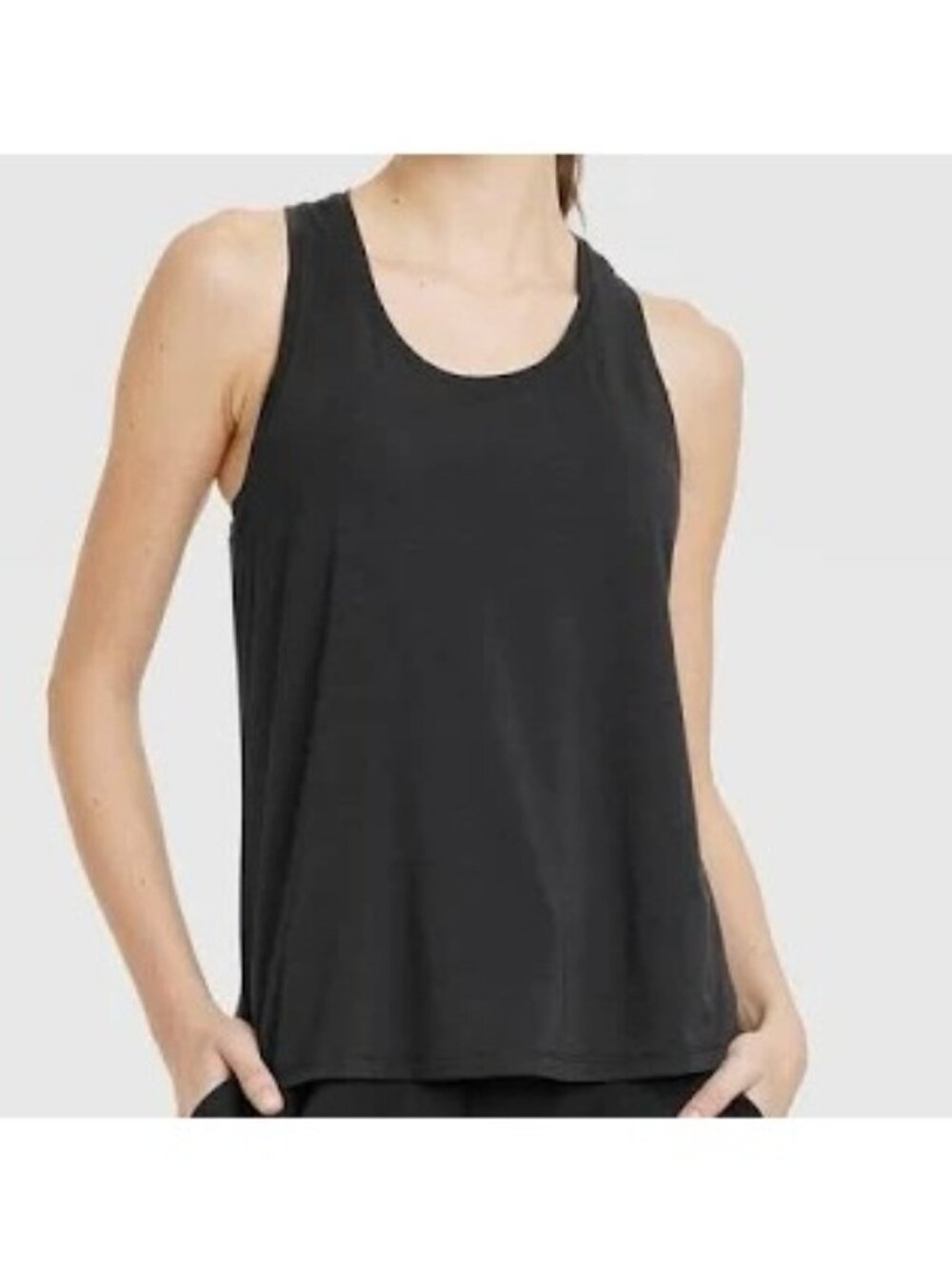 All in Motion size Small Beyond Ease Racerback Tank Top in Black NEW